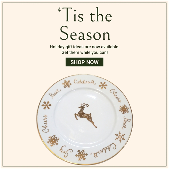 Gibson Celebration Snowflake Reindeer Dinner Plates - Picture 6 of 6